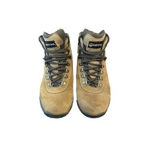 Earth Shoe CASA Womens Waterproof Brown Suede Lace Up Hiking Boots Size 7